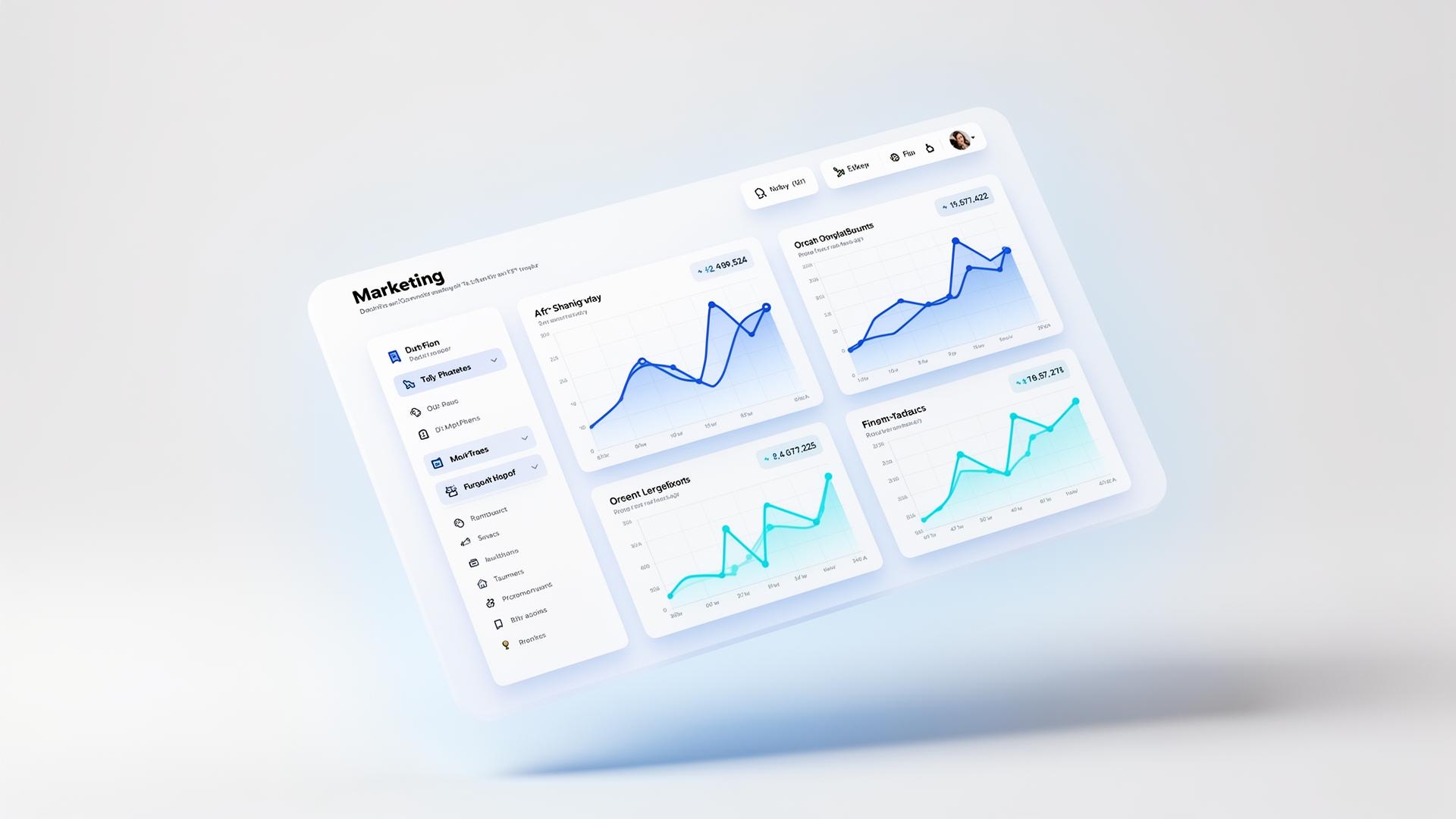 AI marketing dashboard